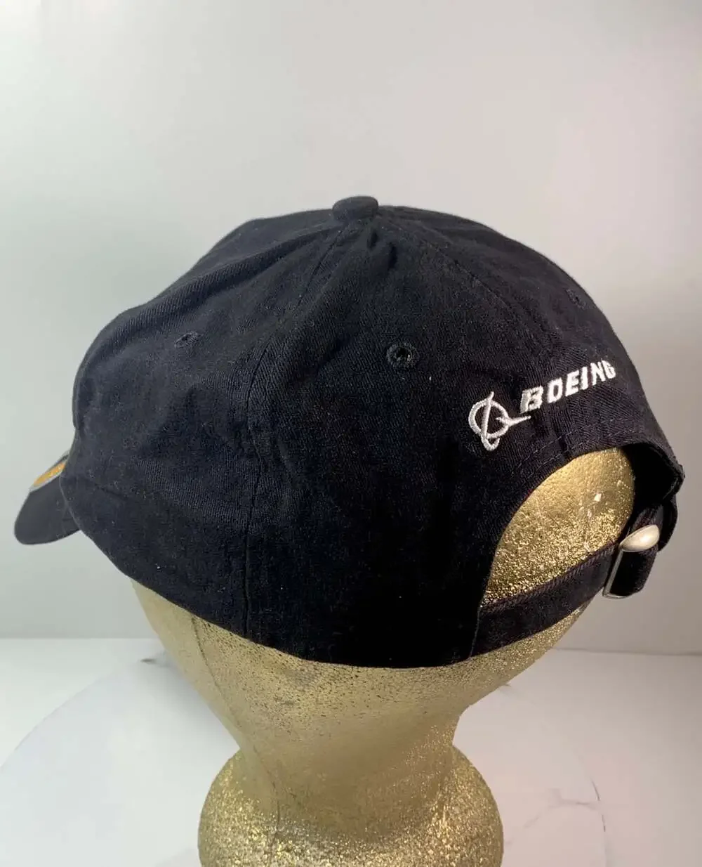 Boeing C-17 Aircraft Black embroidered baseball cap